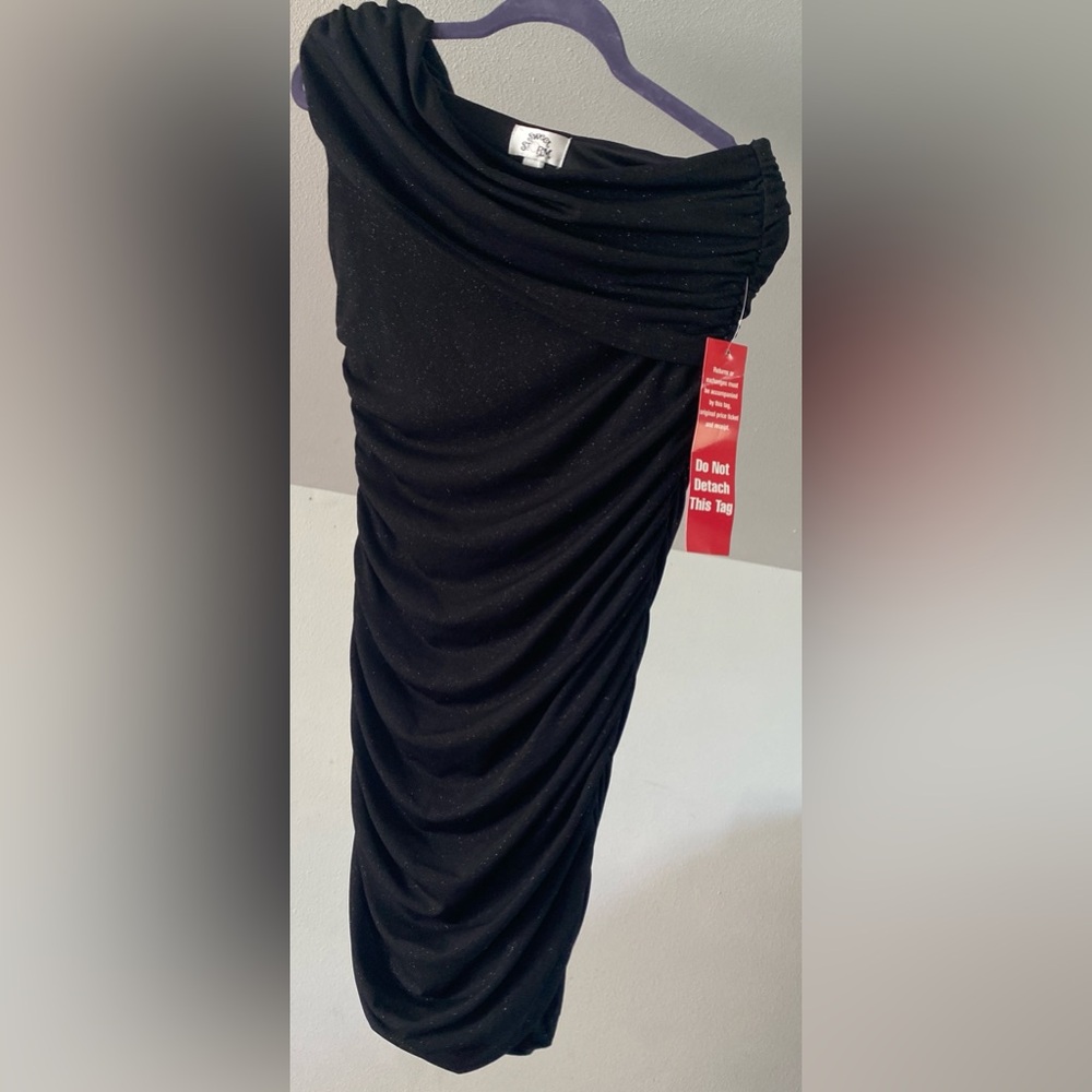 Elegant Black Off-Shoulder Dress